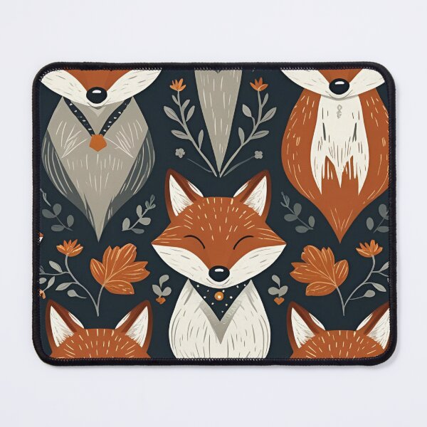 Item preview, Cottage Core Fox Pattern designed and sold by PatronesKawai.
