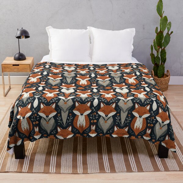 Item preview, Cottage Core Fox Pattern designed and sold by PatronesKawai.
