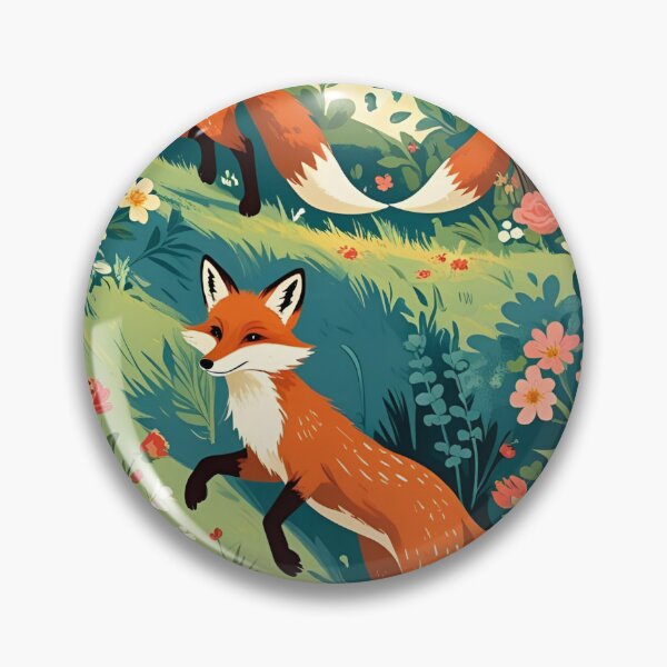 Item preview, Cottage Core Fox Pattern designed and sold by PatronesKawai.