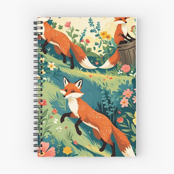 Item preview, Cottage Core Fox Pattern designed and sold by PatronesKawai.