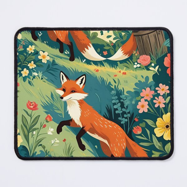 Item preview, Cottage Core Fox Pattern designed and sold by PatronesKawai.
