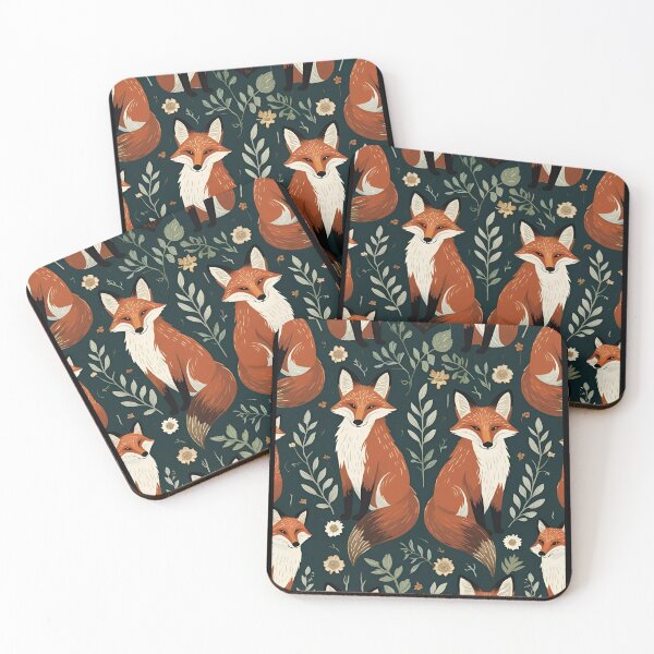 Item preview, Cottage Core Fox Pattern designed and sold by PatronesKawai.
