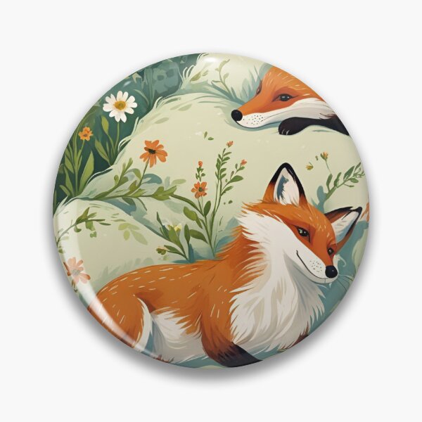Item preview, Cottage Core Fox Pattern designed and sold by PatronesKawai.
