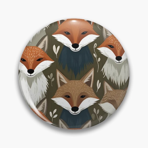 Item preview, Cottage Core Fox Pattern designed and sold by PatronesKawai.