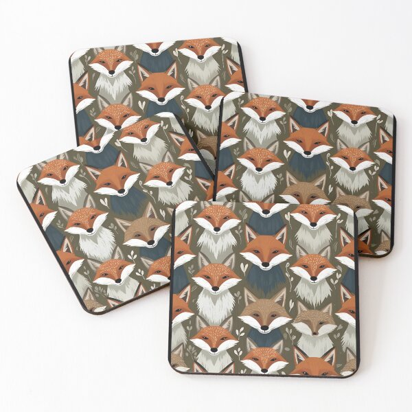 Item preview, Cottage Core Fox Pattern designed and sold by PatronesKawai.