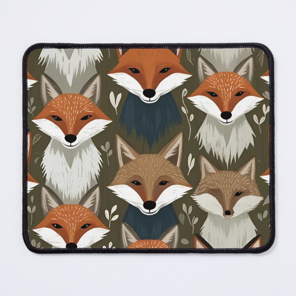 Item preview, Cottage Core Fox Pattern designed and sold by PatronesKawai.