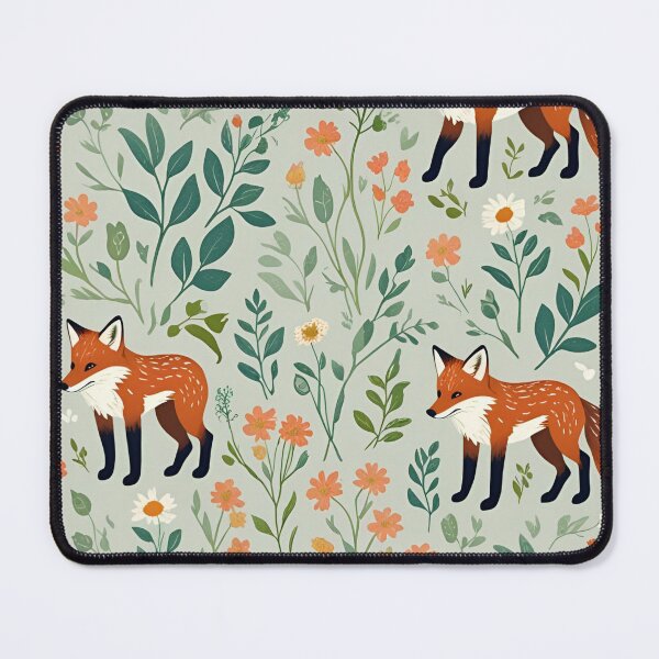 Item preview, Cottage Core Fox Pattern designed and sold by PatronesKawai.