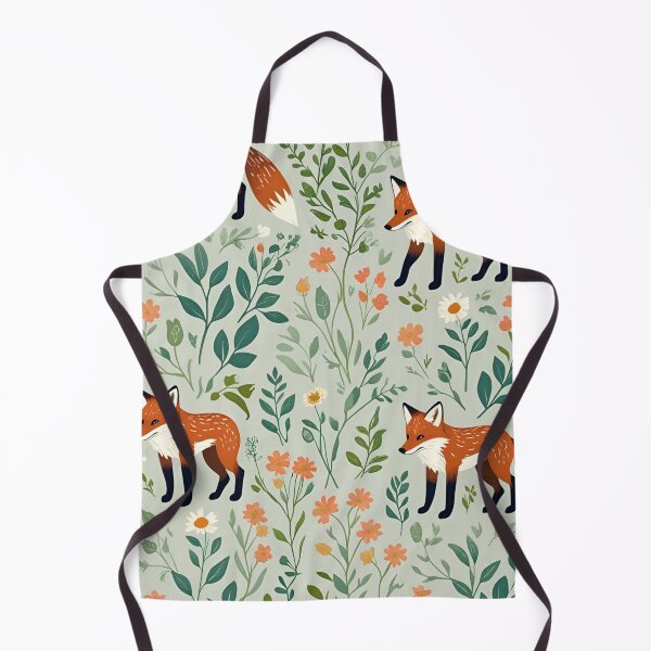 Item preview, Cottage Core Fox Pattern designed and sold by PatronesKawai.