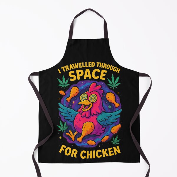 Item preview, I Travelled Through Space for Chicken – Fried Chicken 420 designed and sold by I AM BRO.