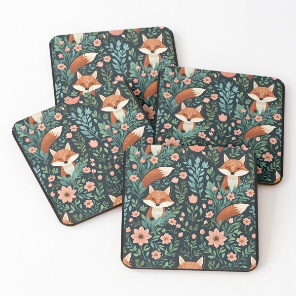 Item preview, Cottage Core Fox Pattern designed and sold by PatronesKawai.