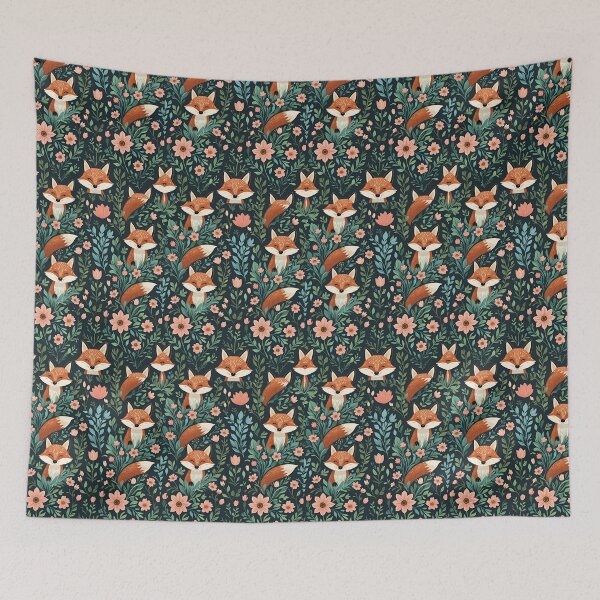 Item preview, Cottage Core Fox Pattern designed and sold by PatronesKawai.