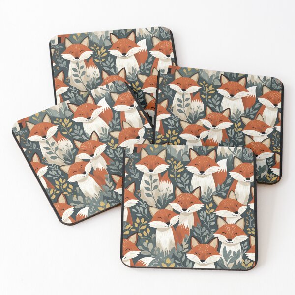 Item preview, Cottage Core Fox Pattern designed and sold by PatronesKawai.