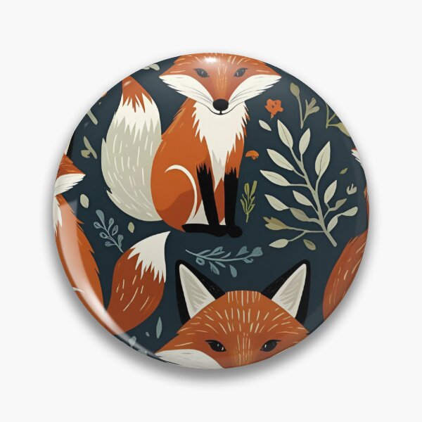 Item preview, Cottage Core Fox Pattern designed and sold by PatronesKawai.