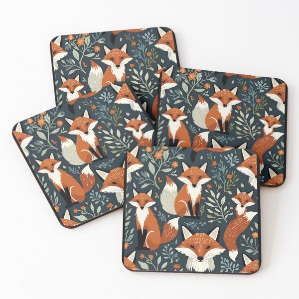 Item preview, Cottage Core Fox Pattern designed and sold by PatronesKawai.