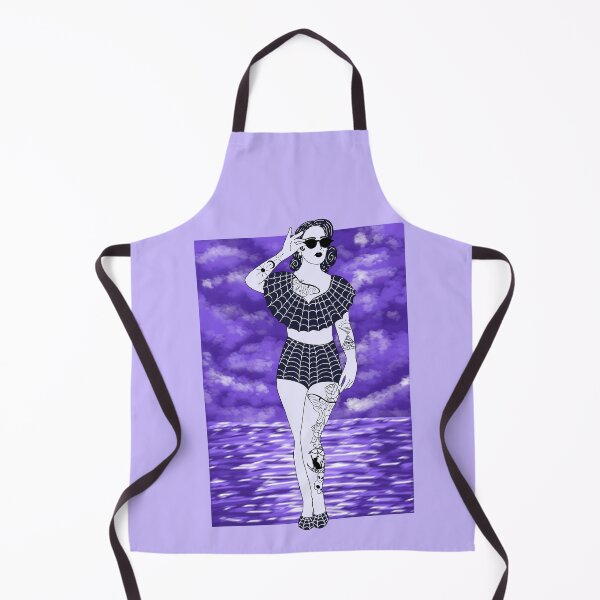 Item preview, Glamour On The Beach With purple background  designed and sold by missmann.