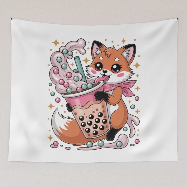 Item preview, Bubble Tea Kitsune designed and sold by SignumShop.