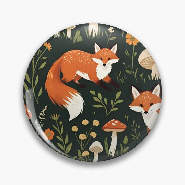 Item preview, Cottage Core Fox Pattern designed and sold by PatronesKawai.
