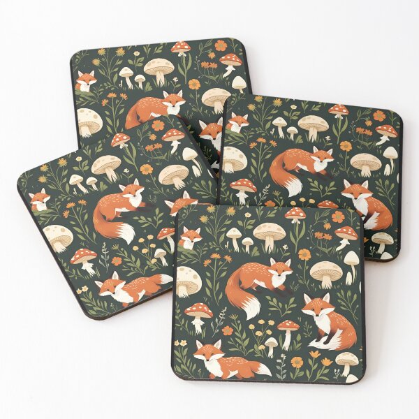 Item preview, Cottage Core Fox Pattern designed and sold by PatronesKawai.