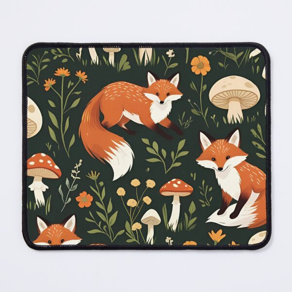 Item preview, Cottage Core Fox Pattern designed and sold by PatronesKawai.