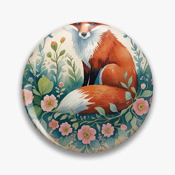 Item preview, Cottage Core Fox Pattern designed and sold by PatronesKawai.