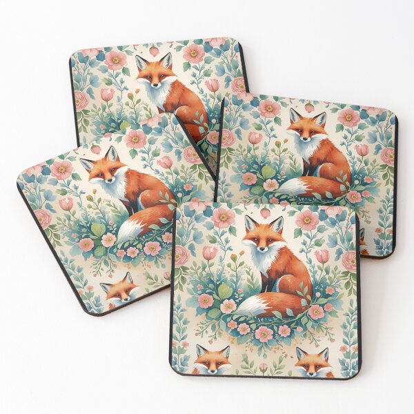 Item preview, Cottage Core Fox Pattern designed and sold by PatronesKawai.