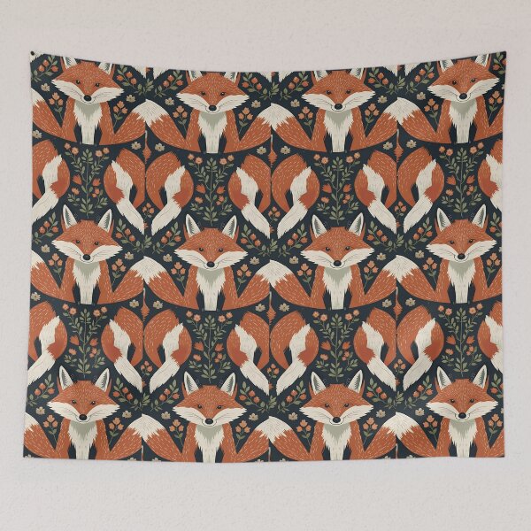 Item preview, Cottage Core Fox Pattern designed and sold by PatronesKawai.
