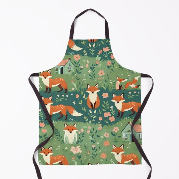 Item preview, Cottage Core Fox Pattern designed and sold by PatronesKawai.
