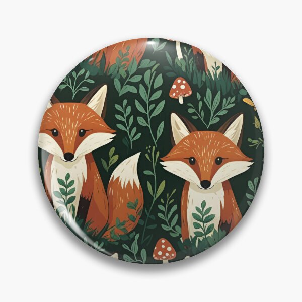 Item preview, Cottage Core Fox Pattern designed and sold by PatronesKawai.