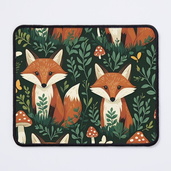 Item preview, Cottage Core Fox Pattern designed and sold by PatronesKawai.