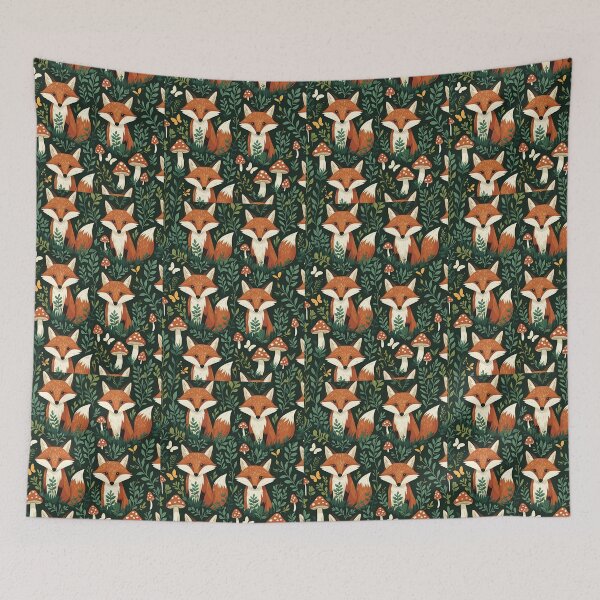 Item preview, Cottage Core Fox Pattern designed and sold by PatronesKawai.