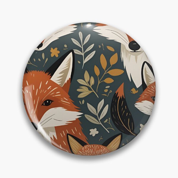 Item preview, Cottage Core Fox Pattern designed and sold by PatronesKawai.