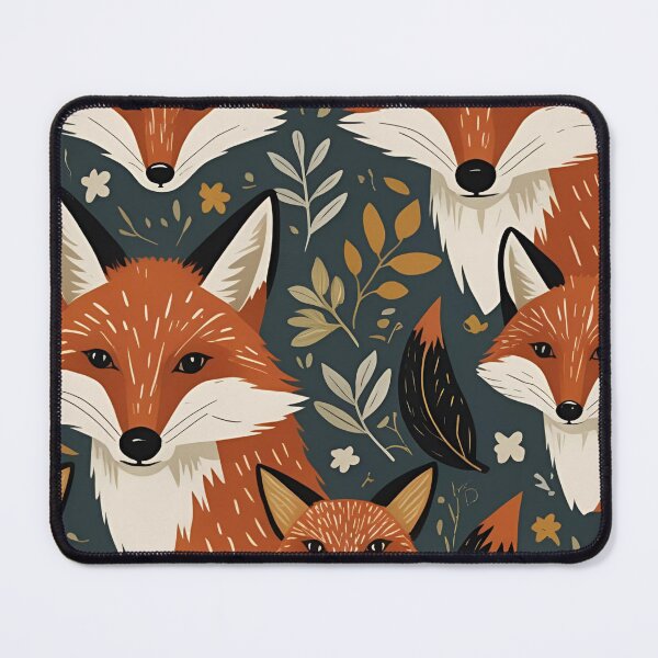 Item preview, Cottage Core Fox Pattern designed and sold by PatronesKawai.