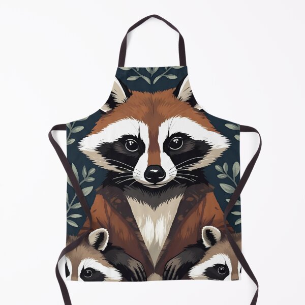 Item preview, Cottage Core Raccoon Pattern designed and sold by PatronesKawai.