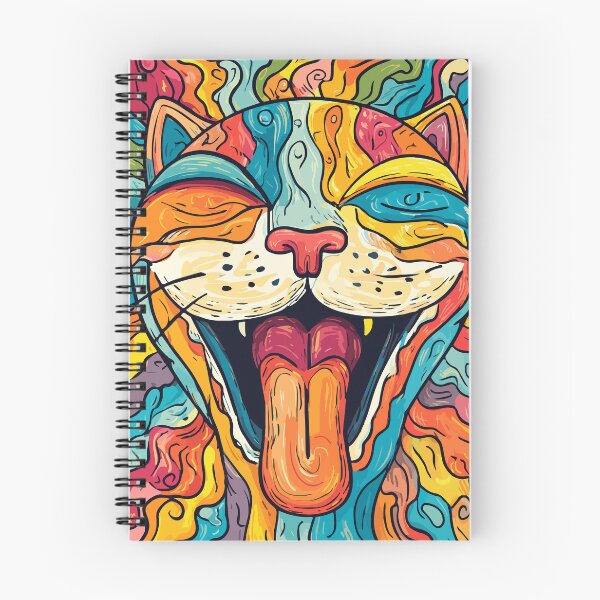 Item preview, Psychedelic Cat Explosion designed and sold by Moss and Moon Studio.