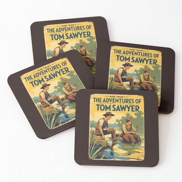 Item preview, A Vintage Poster of The Adventures of Tom Sawyer - Mark Twain  designed and sold by GoodOldVintage.