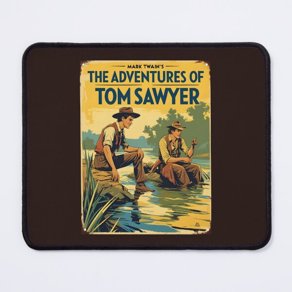 Item preview, A Vintage Poster of The Adventures of Tom Sawyer - Mark Twain designed and sold by GoodOldVintage.