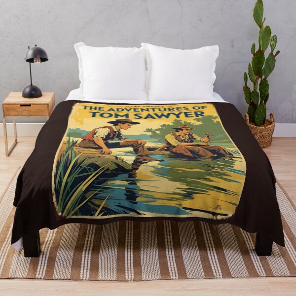 Item preview, A Vintage Poster of The Adventures of Tom Sawyer - Mark Twain designed and sold by GoodOldVintage.
