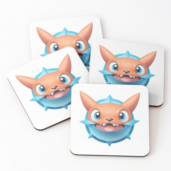 Item preview, Hydrofox  Water-Type Elemental Fox in Geometric Circle designed and sold by HardToFindMerchandise.
