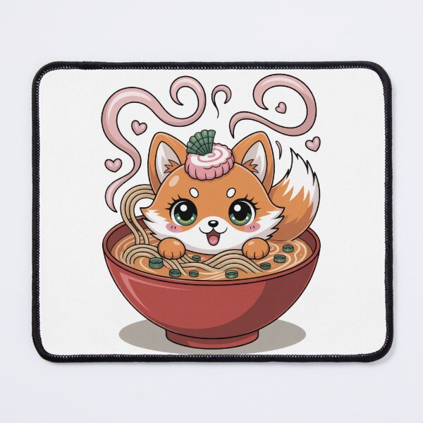 Item preview, Tiny Kitsune in Ramen Bowl designed and sold by SignumShop.