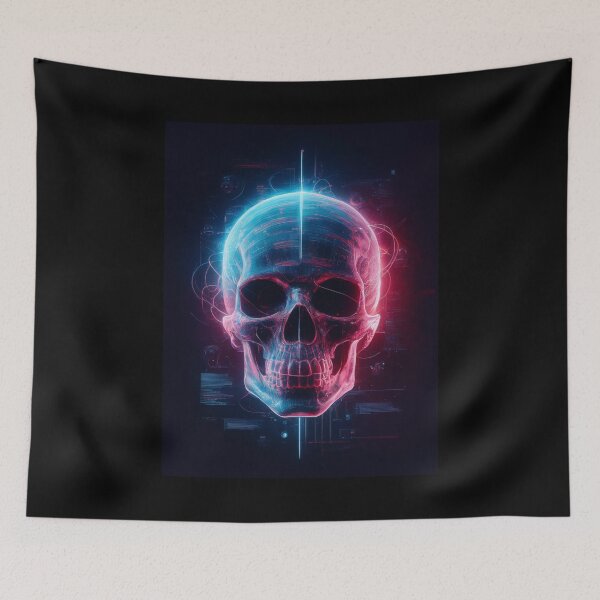 Item preview, Neon Void Skull designed and sold by McVrax.
