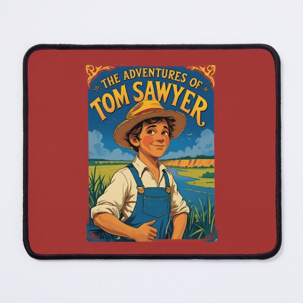 Item preview, A Vintage Poster of The Adventures of Tom Sawyer - Mark Twain designed and sold by GoodOldVintage.