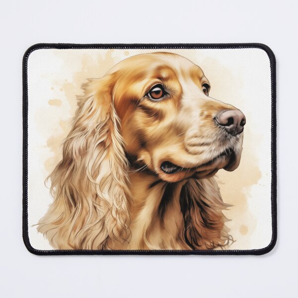 Item preview, Watercolor Cocker Spaniel Portrait designed and sold by PetsArt.