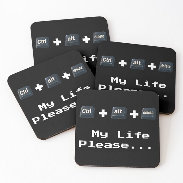 Item preview, Ctrl + Alt + Delete My Life designed and sold by Unitebox.