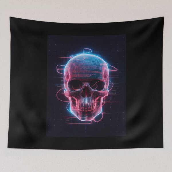 Item preview, Neon Void Skull designed and sold by McVrax.