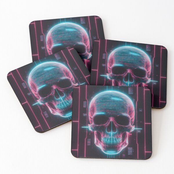 Item preview, Neon Void Skull designed and sold by McVrax.