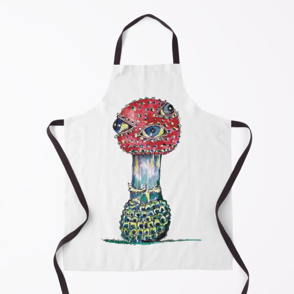 Item preview, Mushroom eye blue -white pattern designed and sold by StudioViArt.