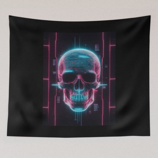 Item preview, Neon Void Skull designed and sold by McVrax.