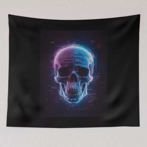 Item preview, Neon Void Skull designed and sold by McVrax.