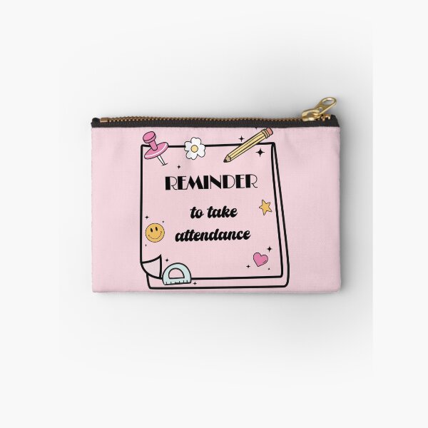 Item preview, Groovy Pink Teacher Reminder – Take Attendance Sticky Note designed and sold by EmeraldeaArt.