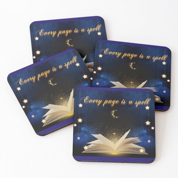 Artikelvorschau, Magical Open Book – Every Page Is a Spell Quote Art entworfen und verkauft von Creative Design Studio.